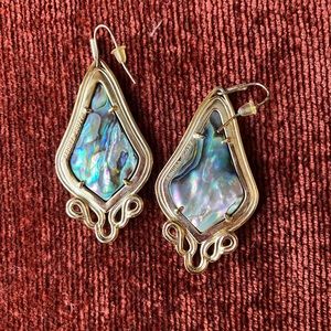 Kendra Scott Abalone Shell earrings